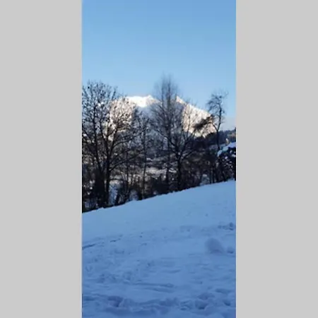 דירה En Rez De Jardin Clos Face Au Mont Blanc *