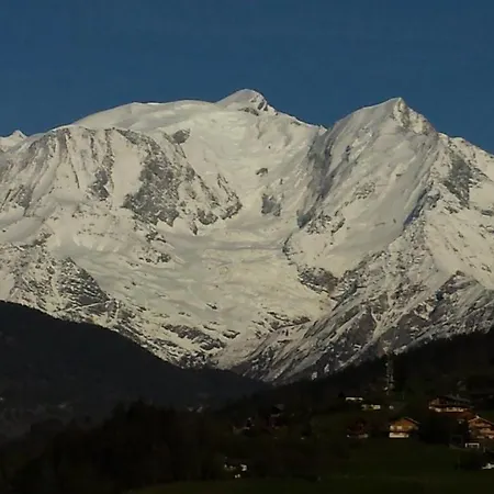 En Rez De Jardin Clos Face Au Mont Blanc Apartmán *